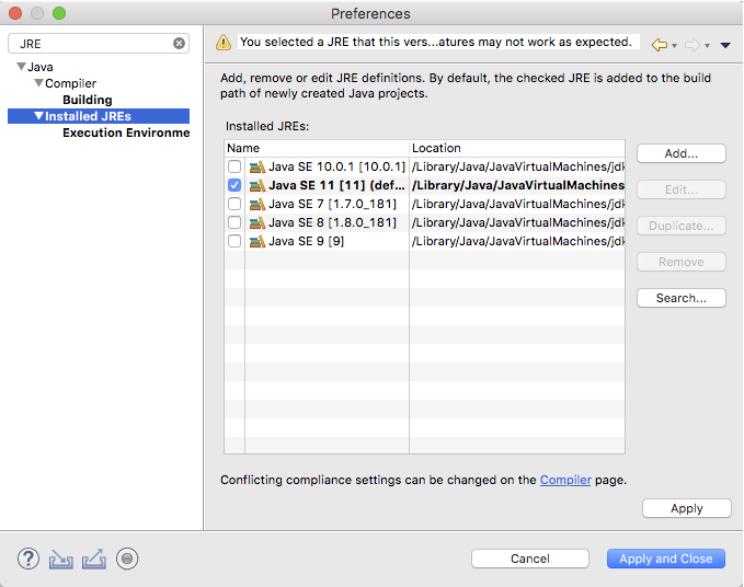 Java 11 for Java Mission Control Recorder